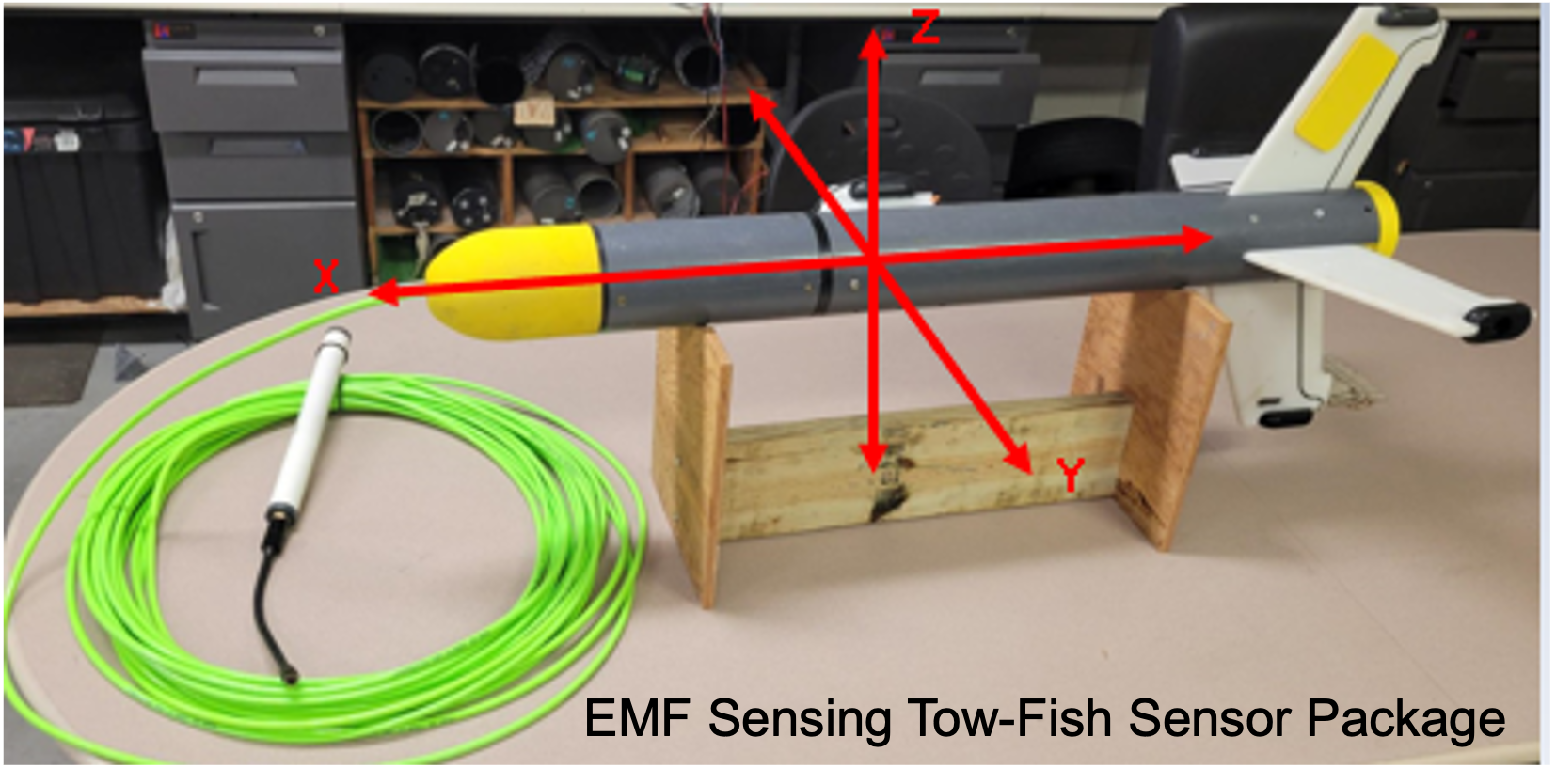 EMF sensor towfish